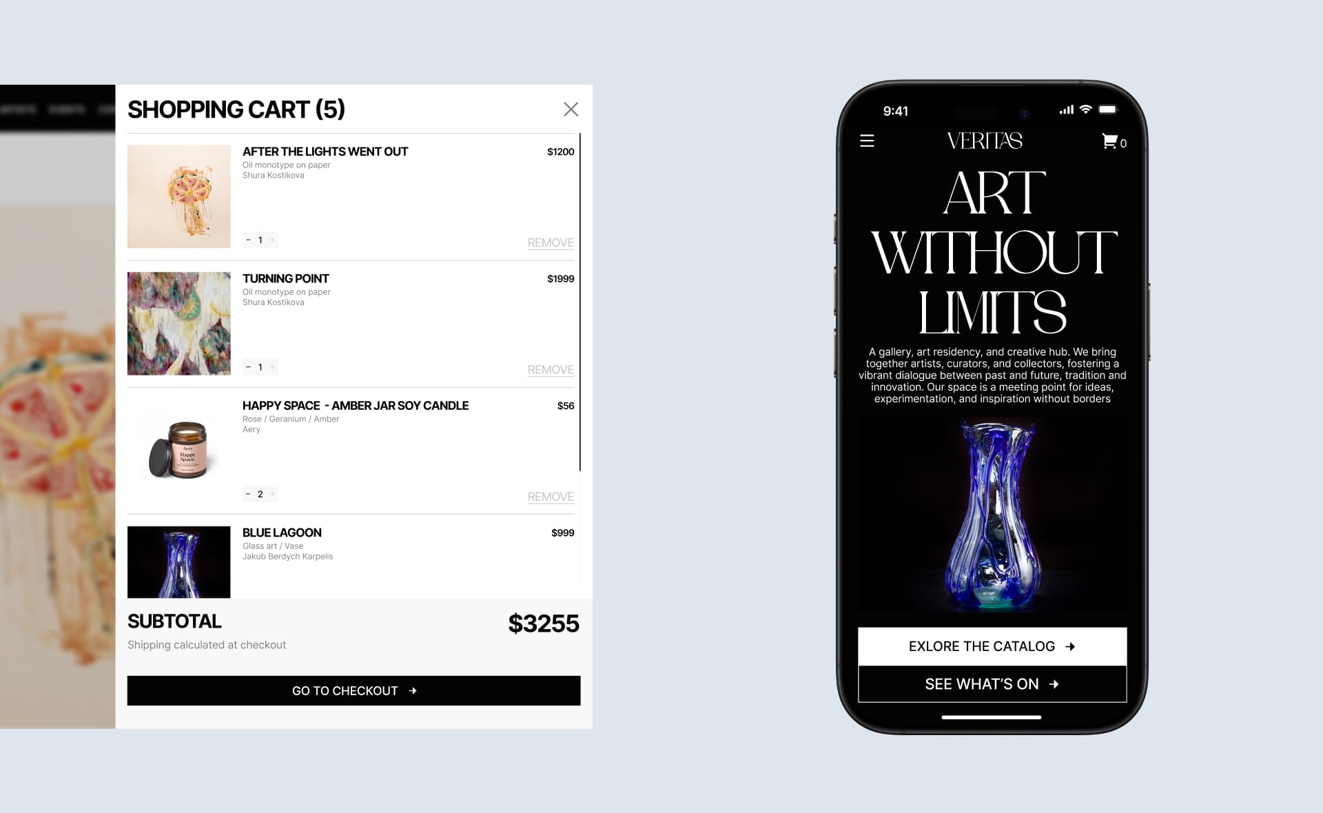 Veritas Gallery — Art E-commerce
